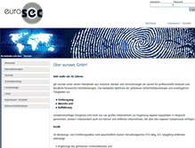 Tablet Screenshot of eurosec-gmbh.de